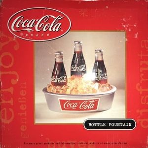 Coca cola 3 bottle fountain